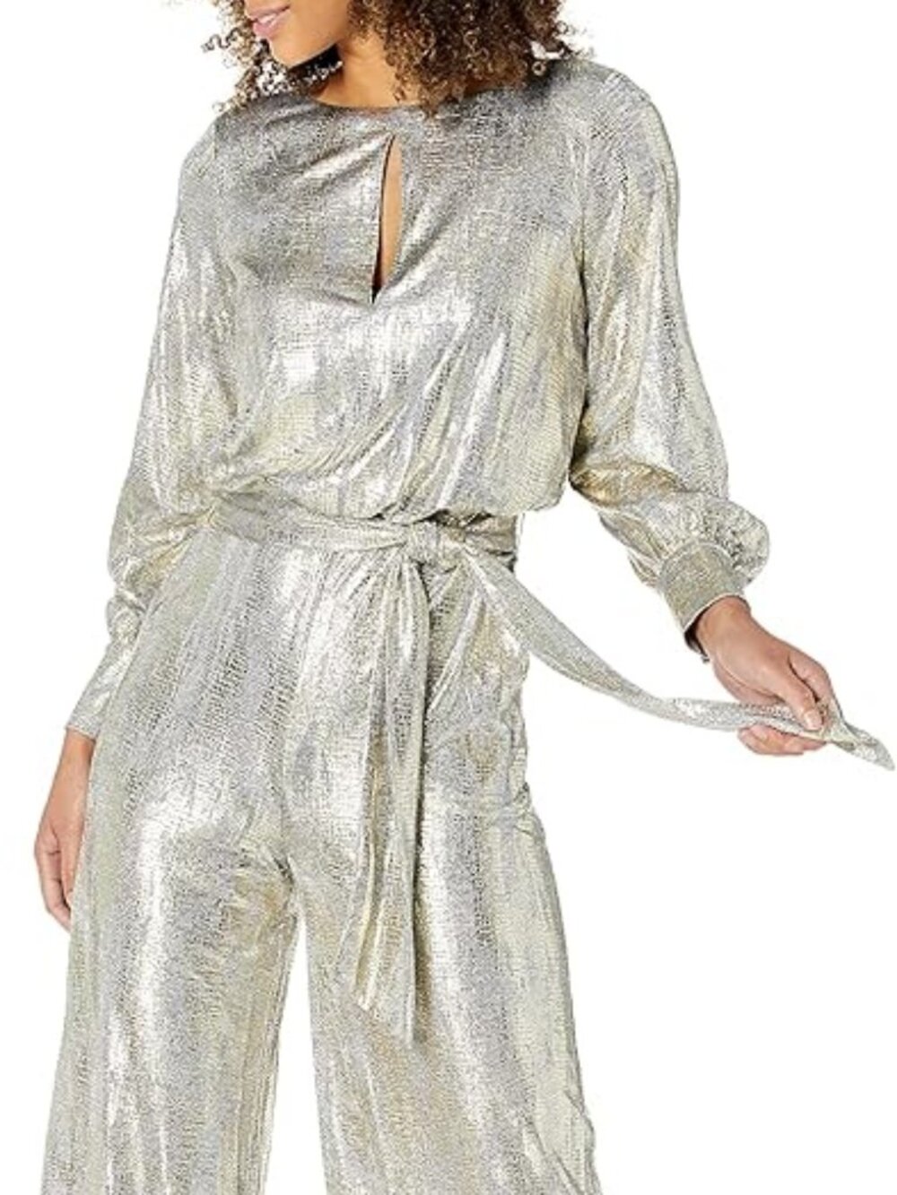 NWT Vince Camuto Metallic Jumpsuit
